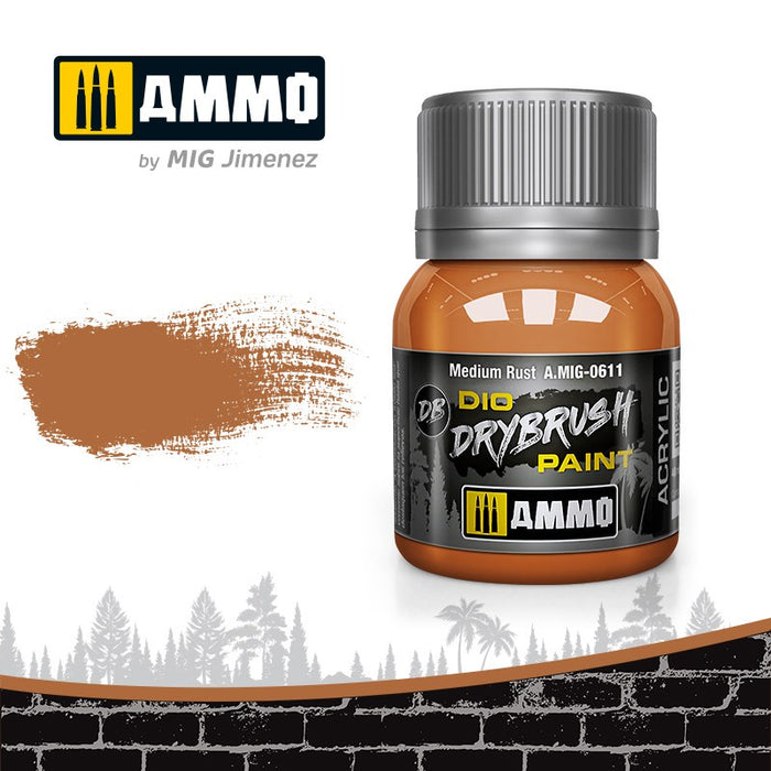 AMMO - 0611 DRYBRUSH Medium Rust