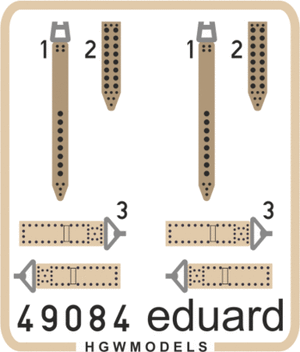 Eduard - 1/48 IJN Seatbelts SUPERFABRIC 49084