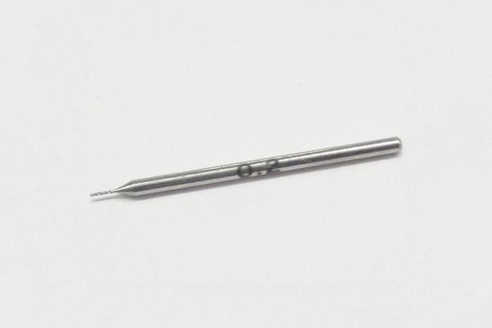 Tamiya - Fine Pivot Drill Bit 0.2mm (Shank 1mm)