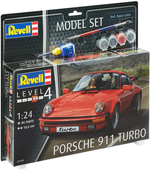 Revell - 1/24 Porsche 911 Turbo (Model Set Incl. Paint)