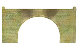 Hornby - Double Stone Tunnel Portal (2pcs) (R8511)