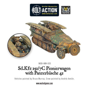 Warlord - Bolt Action  Sd.Kfz 251/7C Pionierwagen with Panzerbuchse 41