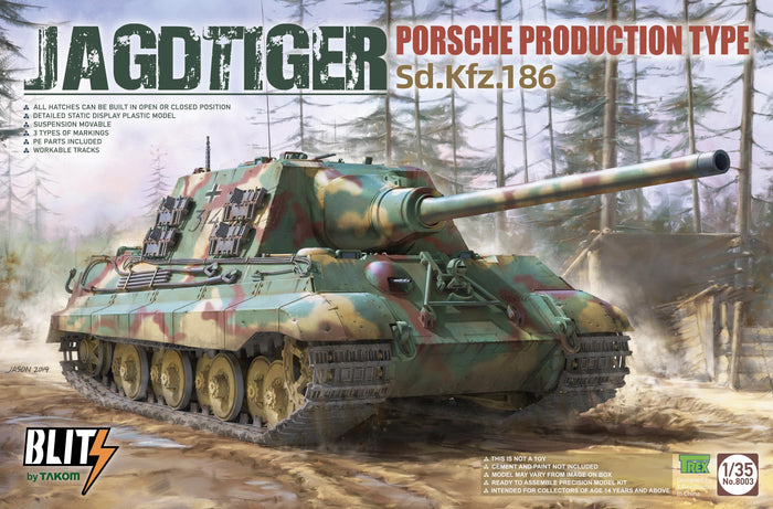 Takom - 1/35 Jagdtiger Porche Production Type Sd.Kfz.186