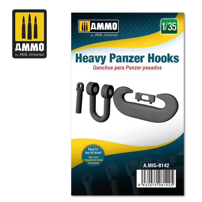 AMMO 8142 - 1/35 Heavy Panzer Hooks (Resin)