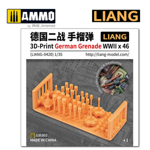 LIANG - 3D-Print German Grenade WWII x 46