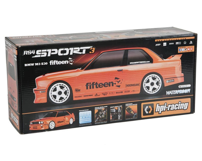 HPI - 1/10 RS4 Sport 3 RTR w/ BMW M3 E30 Body