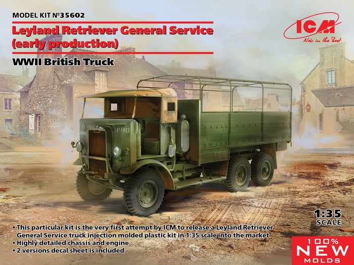 ICM - 1/35 Leyland Retriever General Service (Early Production) WWII British Truck