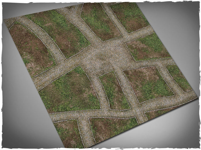 Deep-Cut Studio - Game Mat - Cobblestone Streets (Mousepad 4x4')