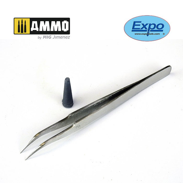 Expo - Stainless Tweezer No. 7 Curved
