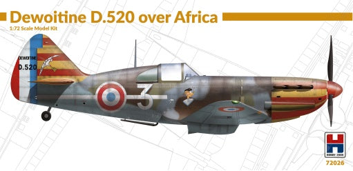 Hobby 2000 - 1/72 Dewoitine D.520 "Over Africa"