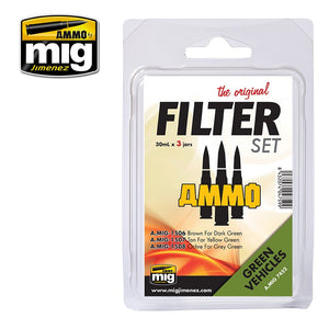 AMMO - 7452 Filter Set For Green Vehicles