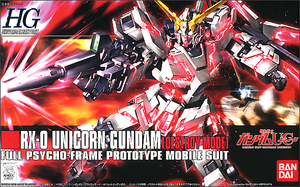 Bandai - 1/144 HGUC RX-0 Unicorn Gundam Destroy Mode