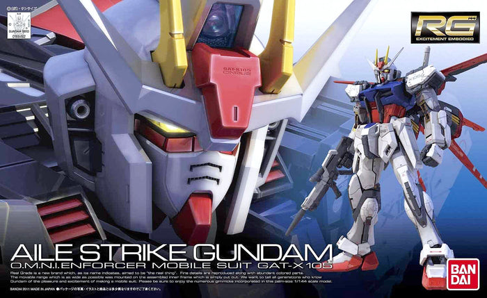 Bandai - 1/144 Aile Strike Gundam Mobile Suit Gat-X 105 (RG)