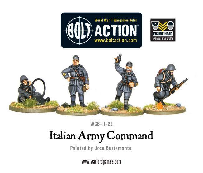Warlord - Bolt Action  Italian Army Command