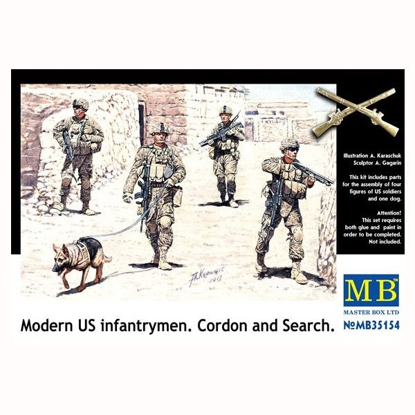 Master Box - 1/35 Modern US Infantry - Cordon & Search