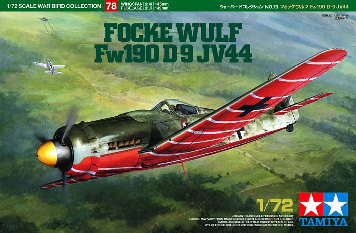 Tamiya - 1/72 Focke-Wulf Fw190 D-9 JV44