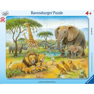 Ravensburger - African Animal World (30) Frame Puzzle
