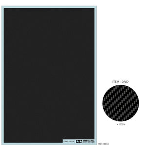 Tamiya - Carbon Decal Twill Weave - Extra Fine