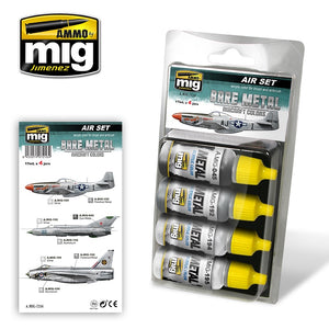 AMMO - 7216 Bare Metal Aircraft Colors (Paint Set)