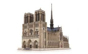 Cubic Fun - Notre Dame de Paris (France) (293pcs) (3D)