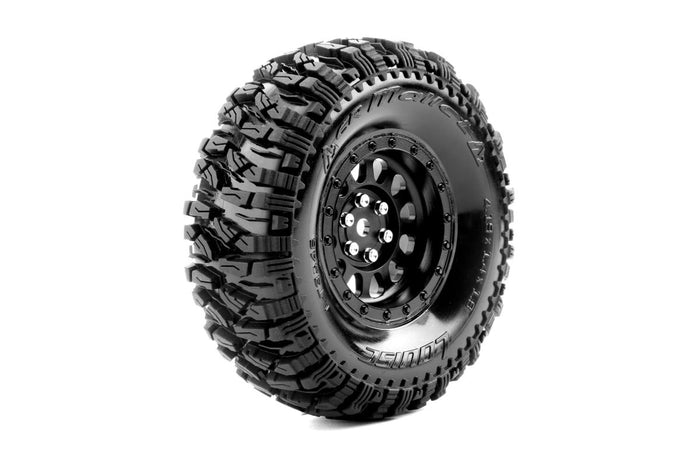 Louise - CR-Mallet 1.9" Crawler Tire / Super Soft (Mounted) Class I (Black Rim) (2)