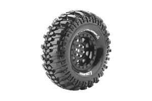 Louise - CR-Champ 1.9" Crawler Tire (Mounted) Super Soft -Black Rim (2)