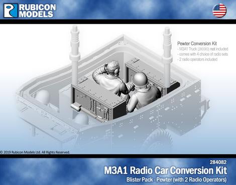 Rubicon Models - 1/56 M3A1 Radio Car Conversion Kit with Crew
