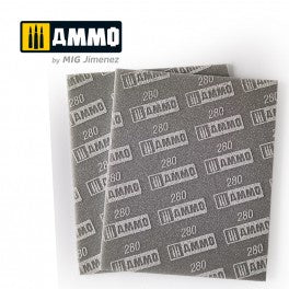 AMMO - 8558 Sanding Sponge Sheet (280) - 2 pcs.