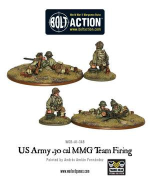 Warlord - Bolt Action  US Army 30 Cal MMG Team