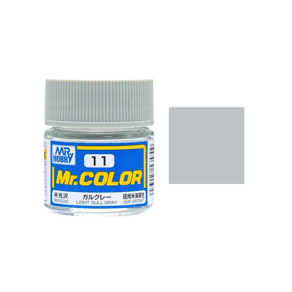 Mr.Color - C11 Light Gull Gray (Semi-Gloss) (10ml)