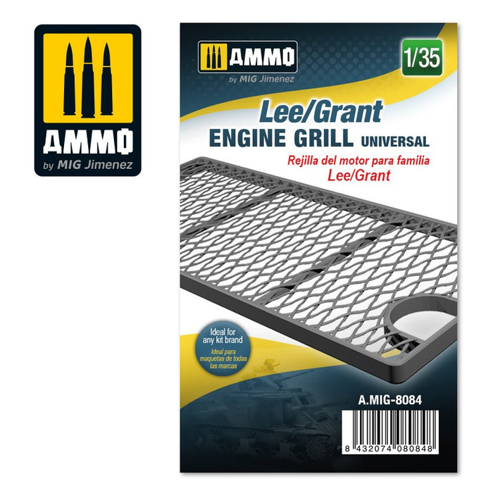 AMMO 8084 - 1/35 Lee/Grant Engine Grille Universal (Resin)