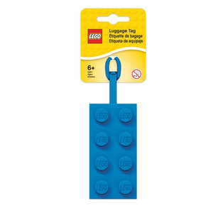 LEGO - 2x4 Blue Luggage Tag