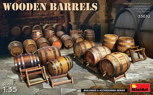 Miniart - 1/35 Wooden Barrels