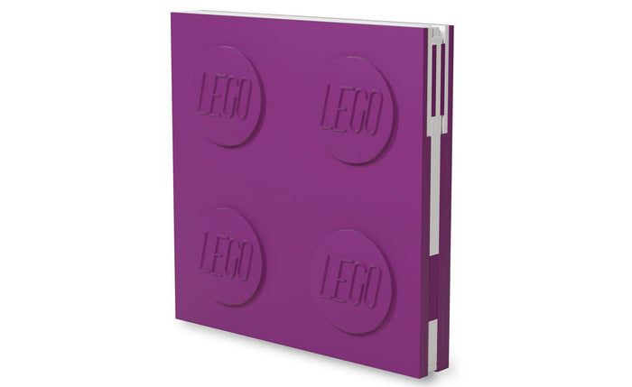 LEGO - 2.0 Locking Notebook with Gel Pen - Violet