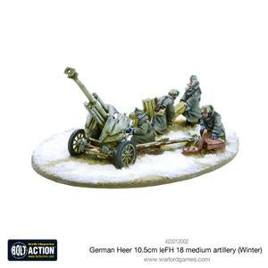 Warlord - Bolt Action  German Heer 10.5cm leFH 18 medium artillery (Winter)