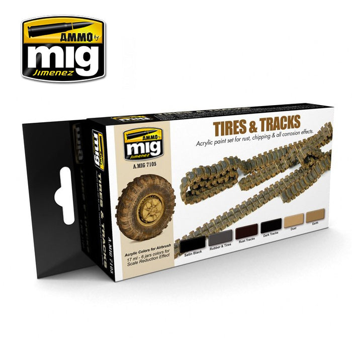 AMMO - 7105 Tires And Tracks (Paint Set)