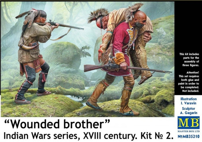 Master Box - 1/35 Wounded Brother - Indian War Series
