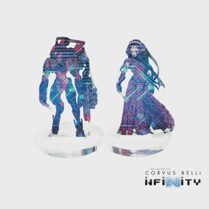 Warsenal - Infinity 3D Markers - Bit & Kiss (Cybermask, 2-pack)