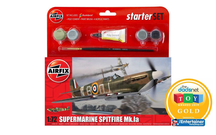 Airfix - 1/72 Supermarine Spitfire Mk.Ia (Starter Set Incl.Paint)