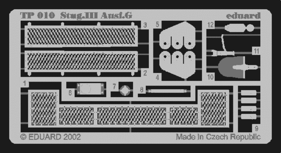 Eduard - 1/35 StuG.III Ausf.G (Photo-etched) (for Tamiya) TP010