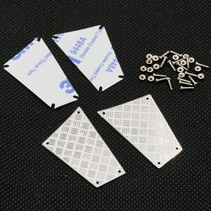 Yeah Racing - Stainless Steel Rear Diamond Side Plate for TRX-4 Body