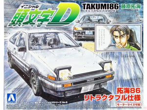Aoshima - 1/32 Initial D Toyota Takumi 86 Retractable