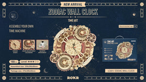 Robotime - Zodiac Wall Clock