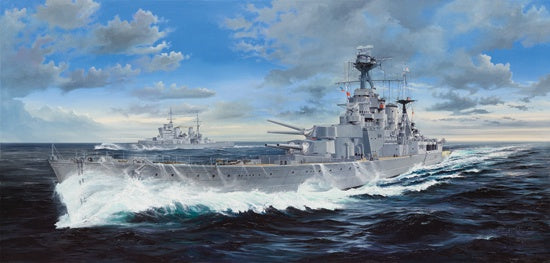 Trumpeter - 1/200 British HMS HOOD w/upgrade parts