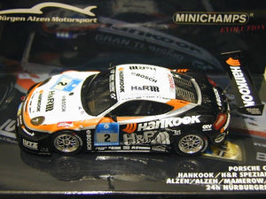 Minichamps - 1/43 Porsche Cayman Hankook/ H&R Spezialfedern 24h Nurburgring 2007