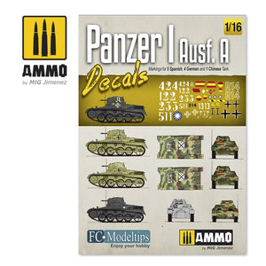 AMMO - 1/16 Panzer I Ausf. A. Decals