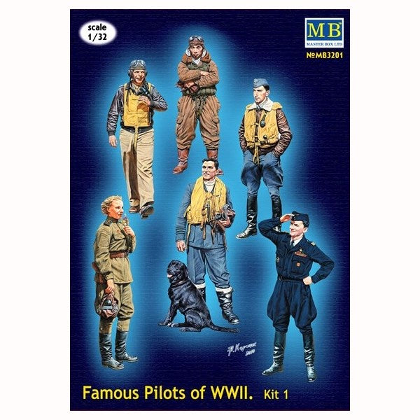 Master Box - 1/32 Famous Pilots Of WWII Kit No. 1