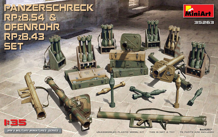 Miniart - 1/35 Panzerschreck RPZB 54 & Ofenrohr RPZB 43