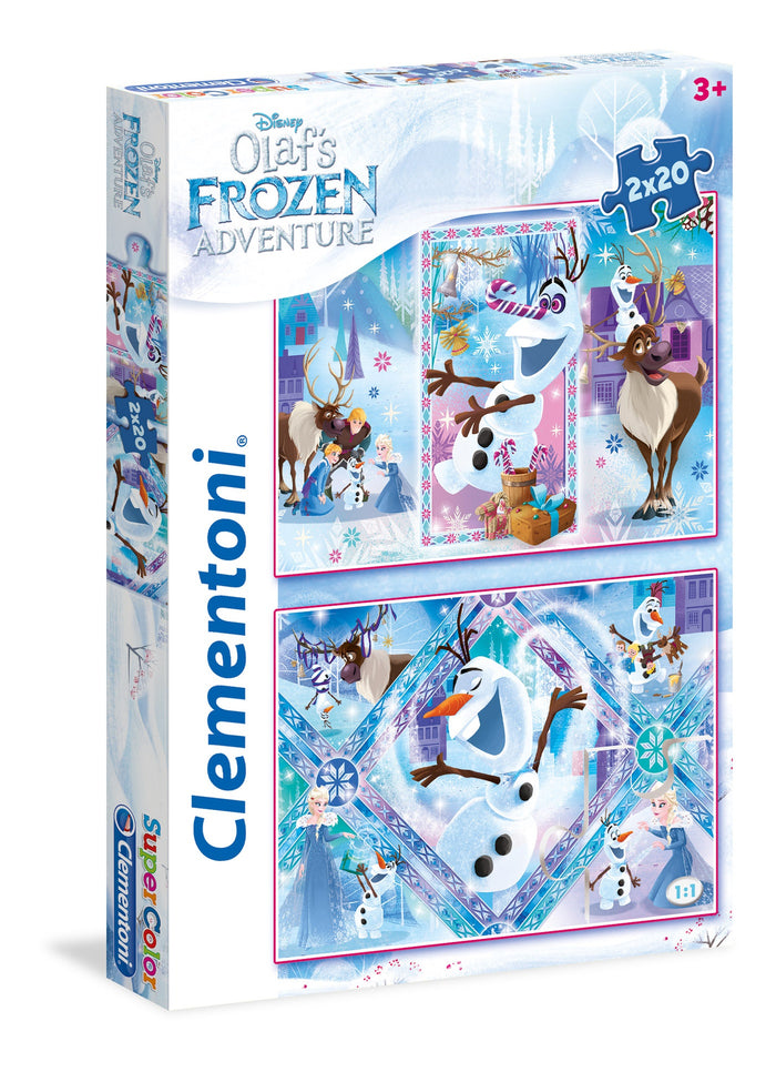 Clementoni - Olaf's Frozen Adventure (2x20pcs)