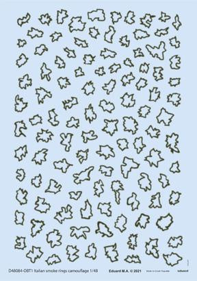 Eduard - 1/48 Italian Smoke Rings Camouflage Decal Sheet D48084